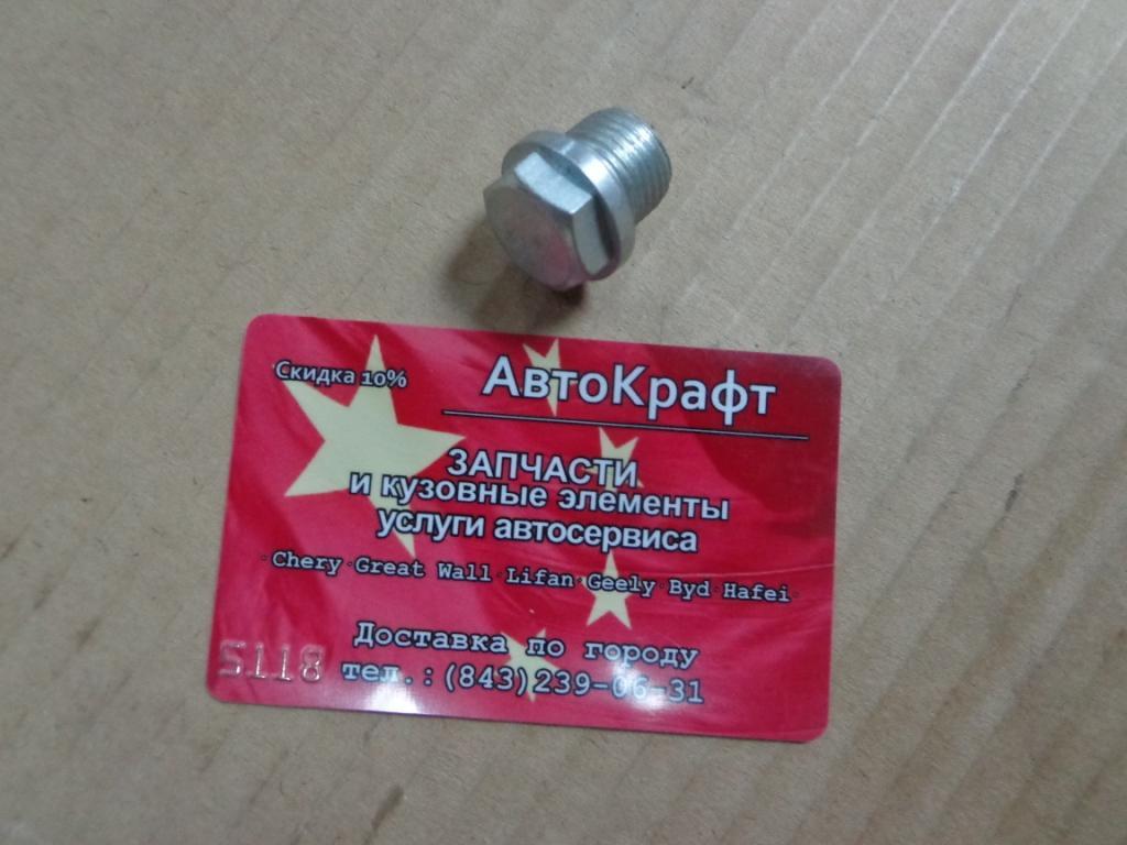 Пробка сливная  Chery Kimo 481H1002042