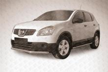 Защита переднего бампера d57 короткая Nissan QASHQAI (2011) NIQ11-004