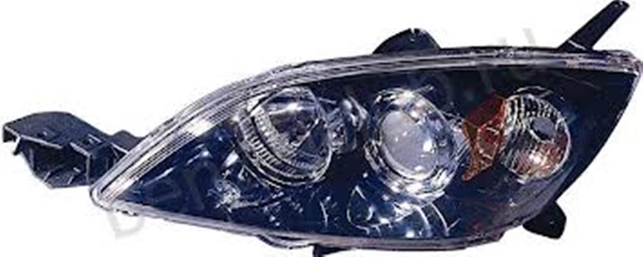 Фара левая под корректор MAZDA 3 2004-H/B