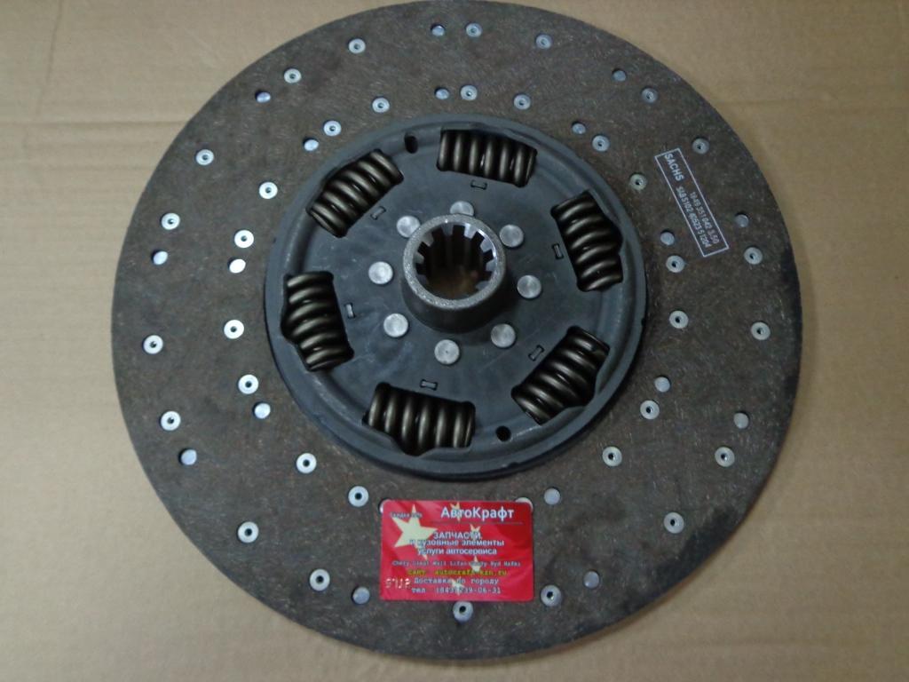 Диск сцепления ведомый D=430mm, d=45mm SACHS (Q430/Z10) IVECO SACHS SAB 51024052451204 1849351042 ПРОИЗ. ГЕРМАНИЯ Диск сцепления ведомый D=430mm, d=45mm SACHS (Q430/Z10) IVECO SACHS SAB 51024052451204 1849351042 ПРОИЗ. ГЕРМАНИЯ