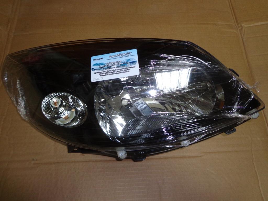 
<span>Фара правая под корректор черная Renault Sandero 2008-</span>
