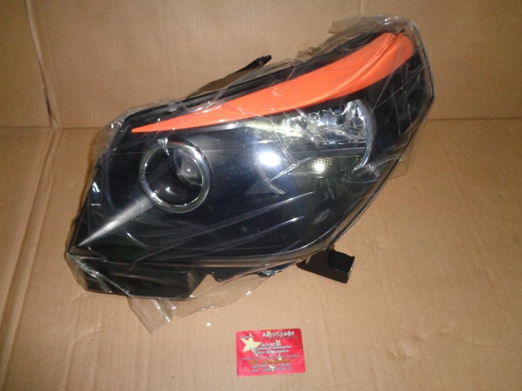 Фара левая (желтая ресничка) Geely GC6