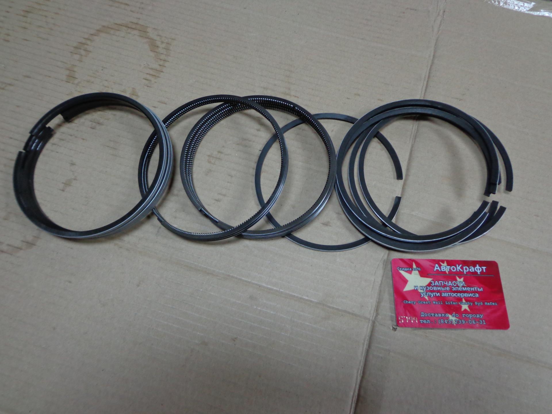 Кольца поршневые WP12 (комплект) SHAANXI 612630020026/27/28 