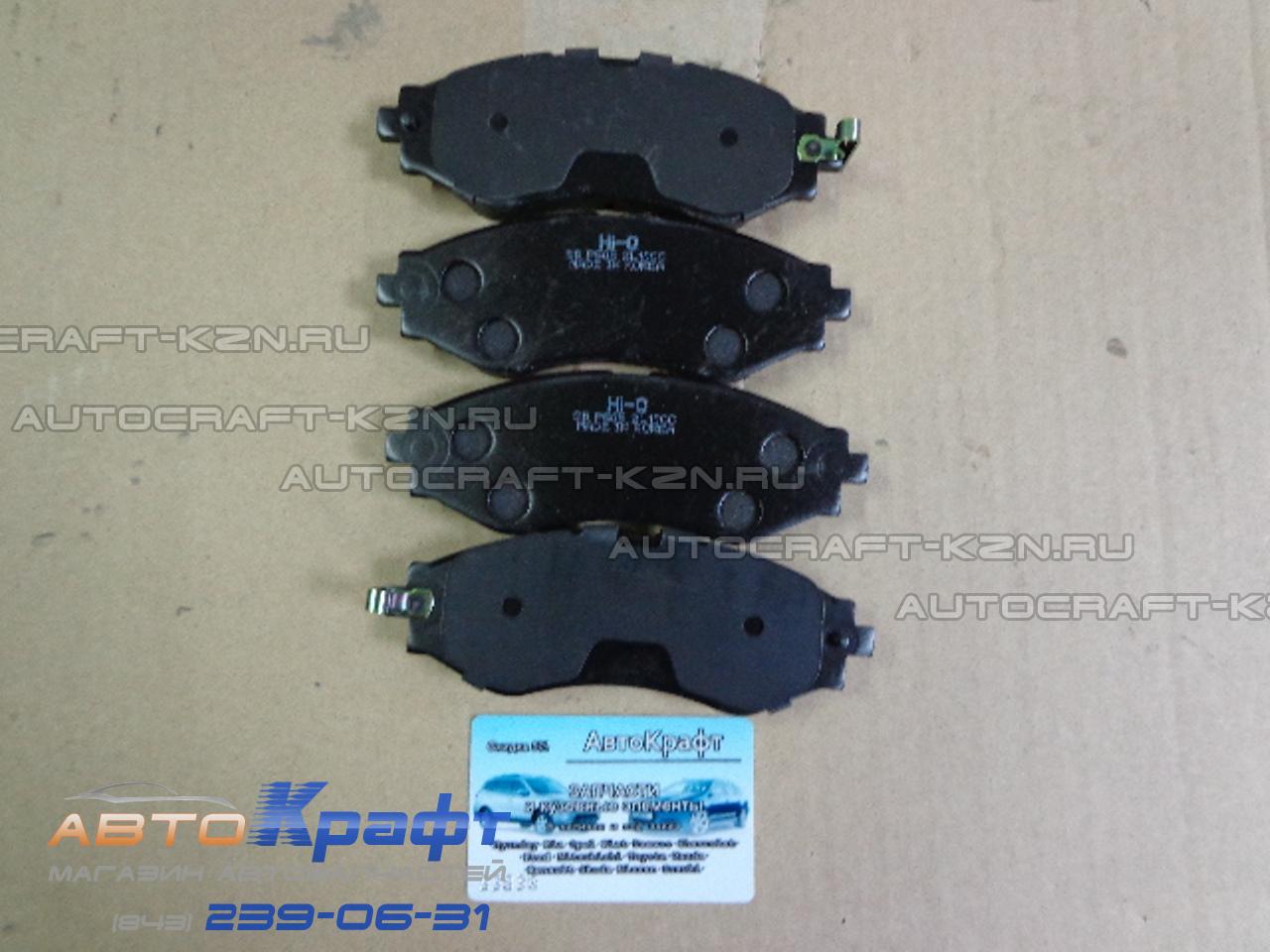Колодки передние Chevrolet Spark