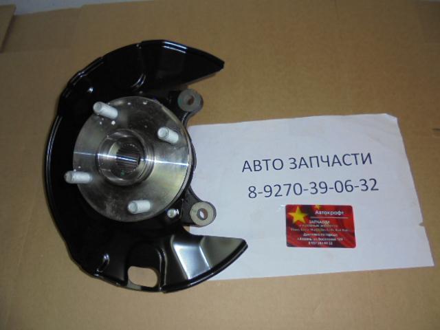 Кулак поворотный правый (в сборе:ступица+суппорт+подшипник)  Lifan Solano 2 (650)