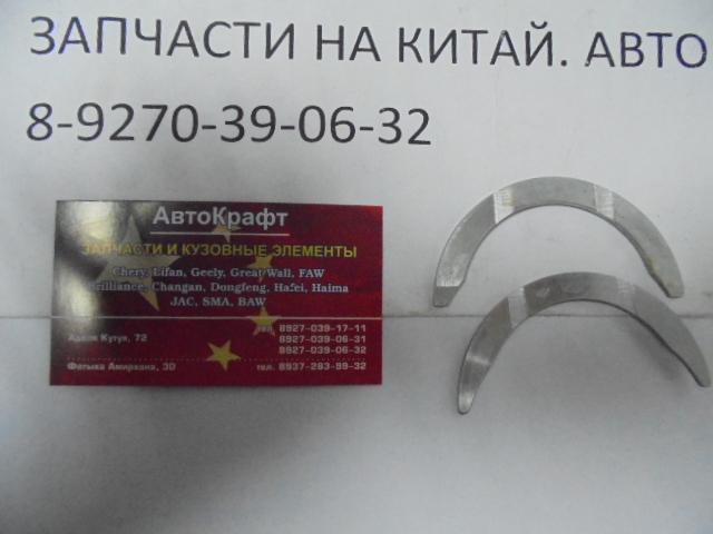 Полущайба осевого смещения коленвала  FAW 6350  / FAW1010  в комплекте 2 шт  462Q11000047DA