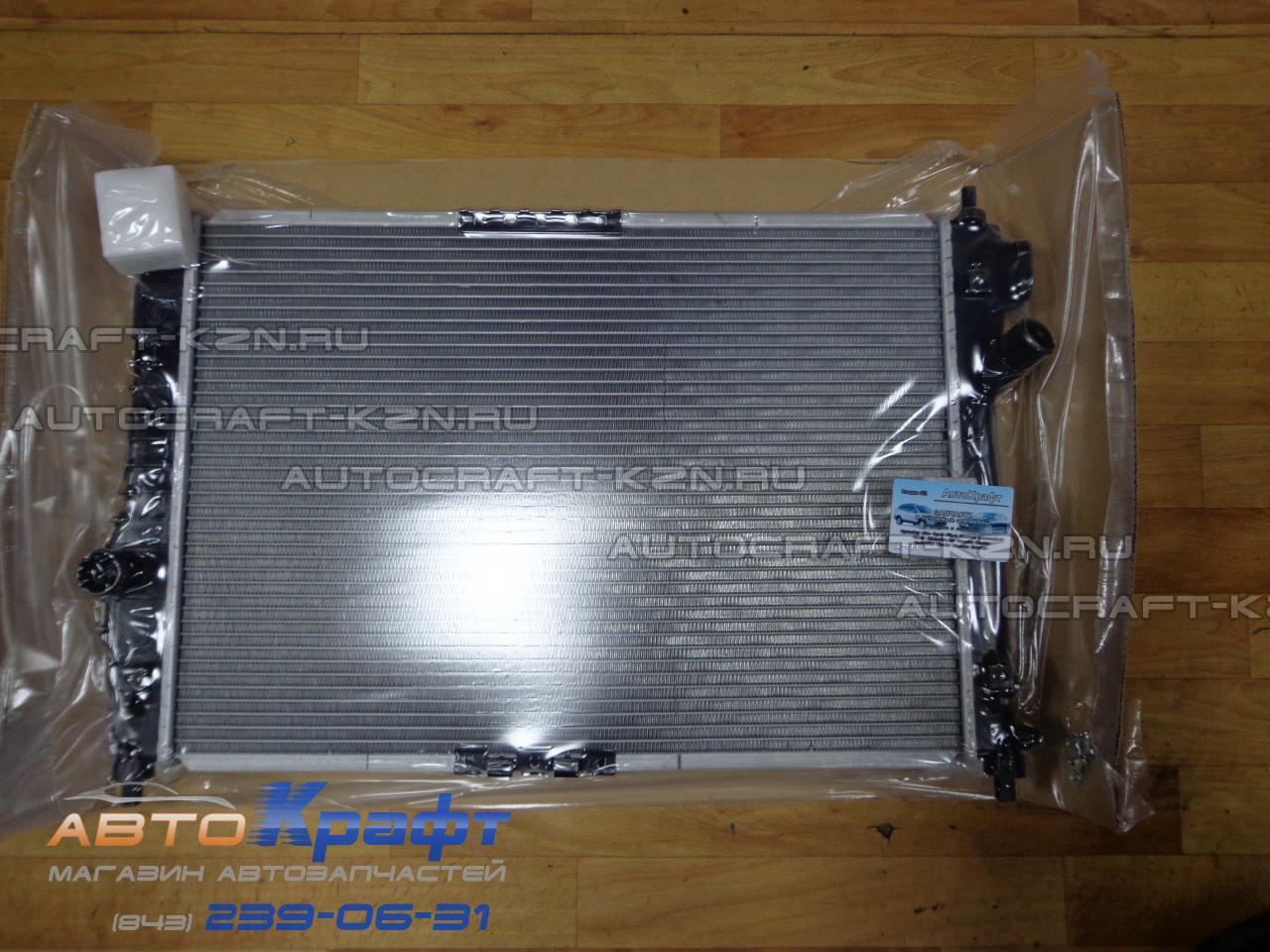 Радиатор охлаждения CHEVROLET AVEO 04-08 1,2/1.4 16v (автомат) 